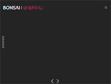 Tablet Screenshot of bonsai-graphics.com